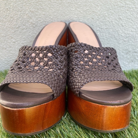 Veronica Beard | Guadalupe Platform Sandal | Size 8 | Brown - Picture 3 of 13